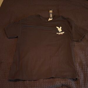 PLAYBOY Charcoal Short Sleeve Tee